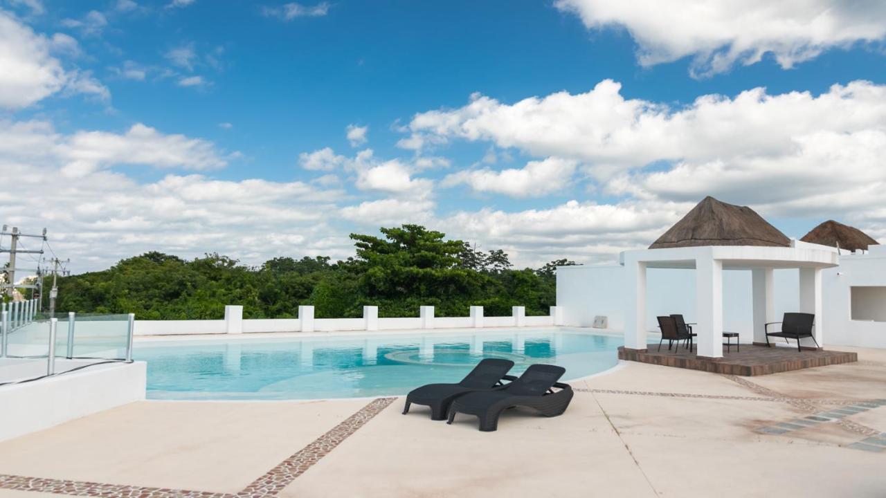 Estudio En Cozumel Con Vista Al Mar, Condominio Con Alberca A1 Luaran gambar