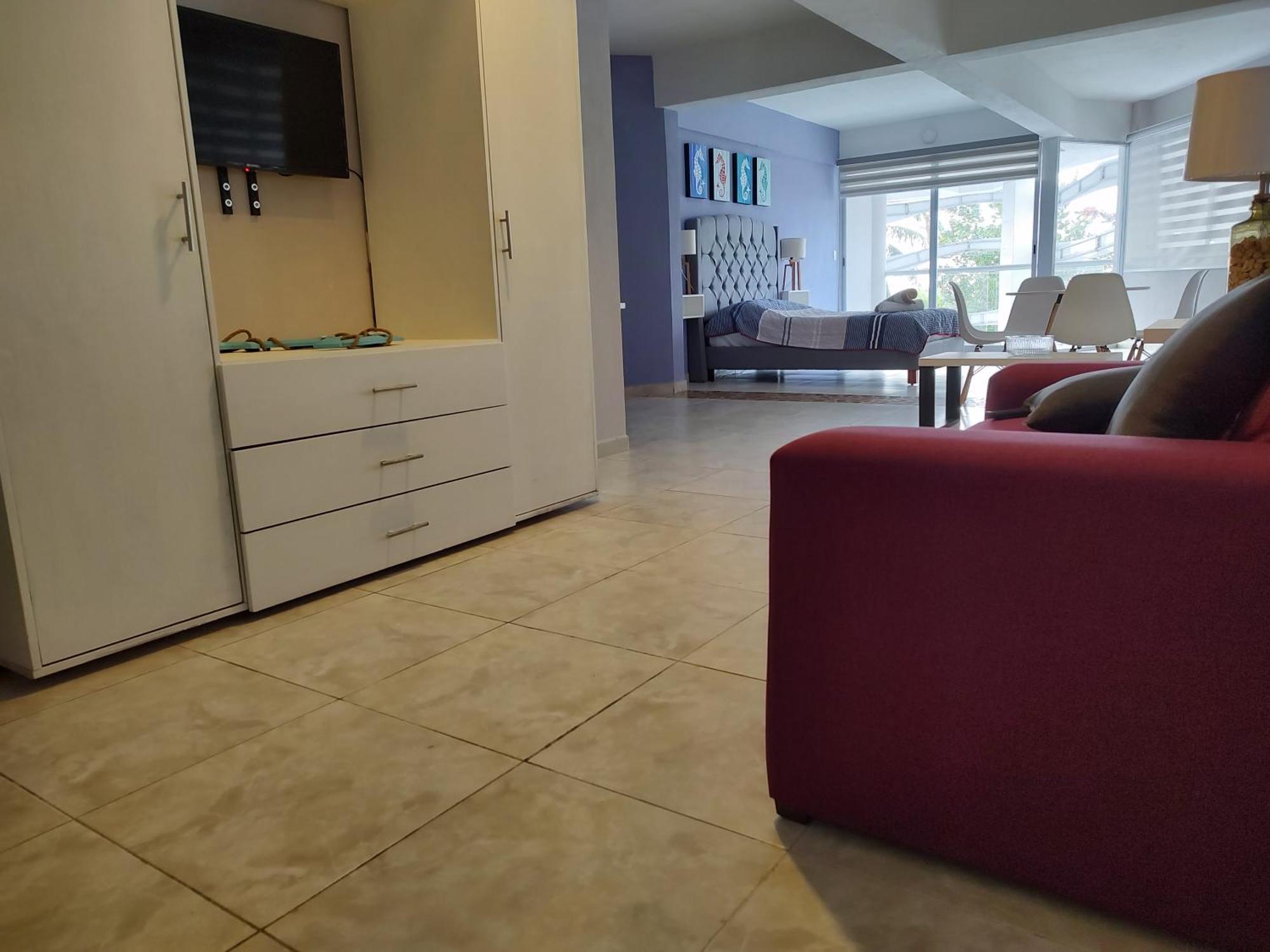 Estudio En Cozumel Con Vista Al Mar, Condominio Con Alberca A1 Luaran gambar
