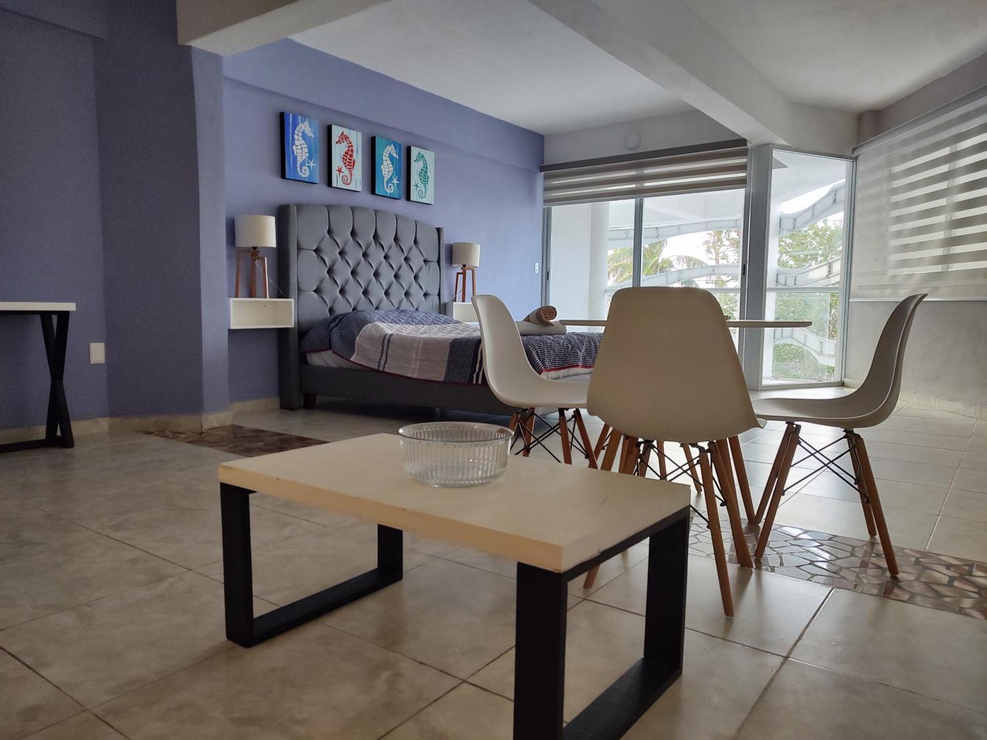 Estudio En Cozumel Con Vista Al Mar, Condominio Con Alberca A1 Luaran gambar