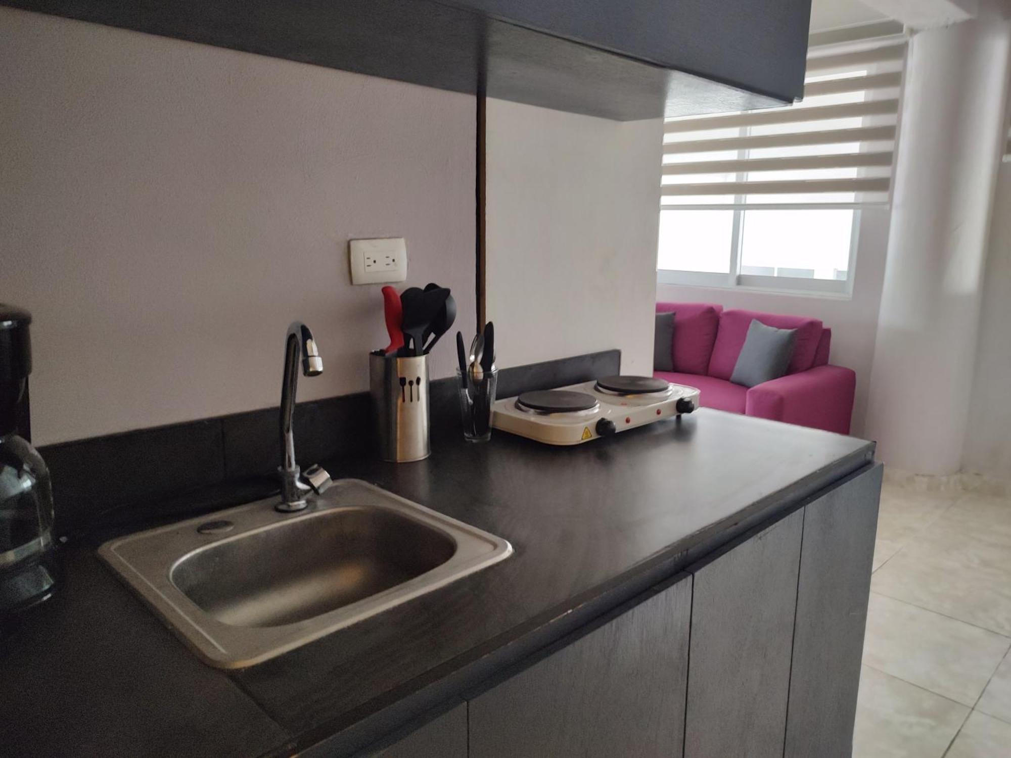 Estudio En Cozumel Con Vista Al Mar, Condominio Con Alberca A1 Luaran gambar